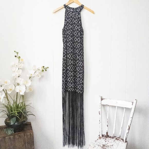 H&M Dresses & Skirts - 🌻 2/$25 B H&M Coachella Dress with fringe